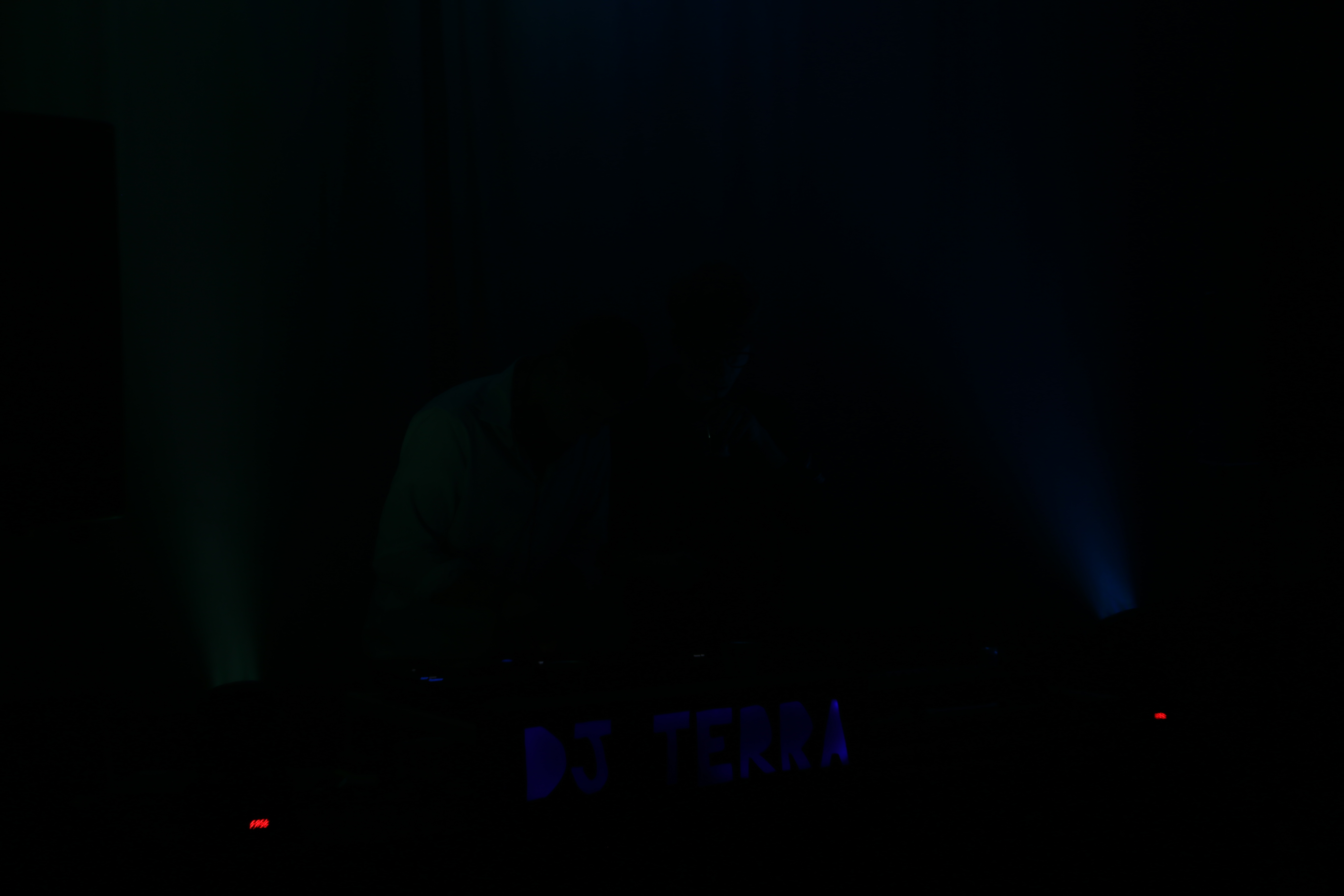 Vista della sala durante la festa